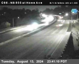 NB 805 at Home Ave (On Ramp)