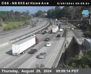 NB 805 at Home Ave (On Ramp)