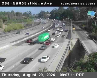 NB 805 at Home Ave (On Ramp)