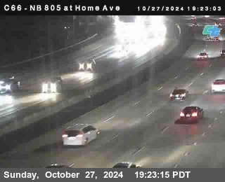 NB 805 at Home Ave (On Ramp)