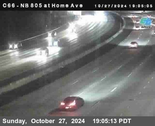 NB 805 at Home Ave (On Ramp)