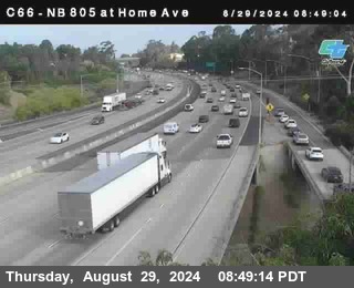 NB 805 at Home Ave (On Ramp)