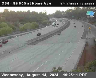 NB 805 at Home Ave (On Ramp)