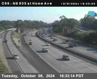 NB 805 at Home Ave (On Ramp)