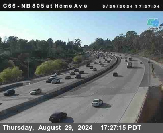 NB 805 at Home Ave (On Ramp)