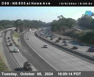 NB 805 at Home Ave (On Ramp)