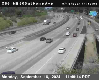 NB 805 at Home Ave (On Ramp)