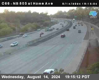 NB 805 at Home Ave (On Ramp)