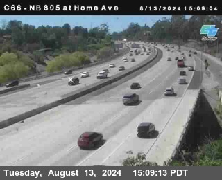 NB 805 at Home Ave (On Ramp)