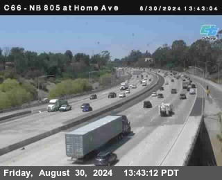 NB 805 at Home Ave (On Ramp)