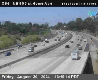 NB 805 at Home Ave (On Ramp)