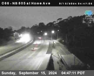 NB 805 at Home Ave (On Ramp)