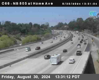 NB 805 at Home Ave (On Ramp)