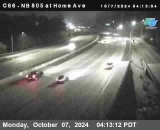 NB 805 at Home Ave (On Ramp)