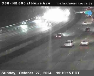 NB 805 at Home Ave (On Ramp)