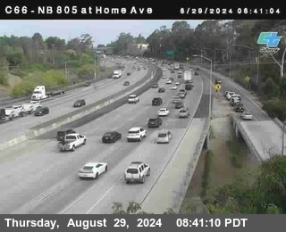 NB 805 at Home Ave (On Ramp)