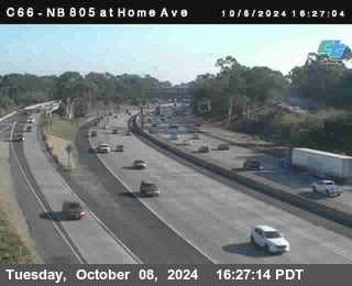 NB 805 at Home Ave (On Ramp)