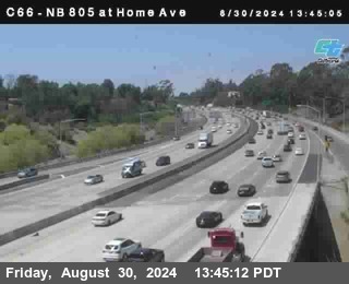 NB 805 at Home Ave (On Ramp)