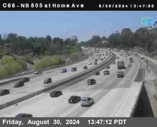 NB 805 at Home Ave (On Ramp)