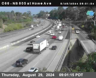 NB 805 at Home Ave (On Ramp)