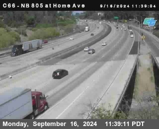 NB 805 at Home Ave (On Ramp)