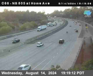 NB 805 at Home Ave (On Ramp)