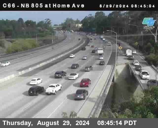 NB 805 at Home Ave (On Ramp)