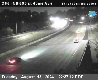 NB 805 at Home Ave (On Ramp)