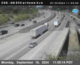 NB 805 at Home Ave (On Ramp)