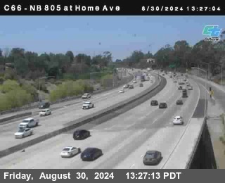 NB 805 at Home Ave (On Ramp)