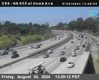 NB 805 at Home Ave (On Ramp)