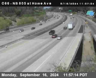 NB 805 at Home Ave (On Ramp)