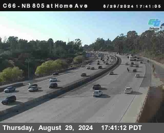 NB 805 at Home Ave (On Ramp)