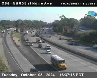 NB 805 at Home Ave (On Ramp)