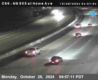 NB 805 at Home Ave (On Ramp)