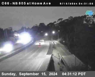 NB 805 at Home Ave (On Ramp)