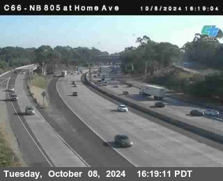 NB 805 at Home Ave (On Ramp)