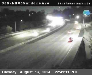 NB 805 at Home Ave (On Ramp)