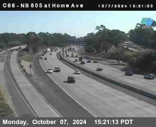 NB 805 at Home Ave (On Ramp)