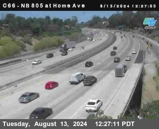 NB 805 at Home Ave (On Ramp)