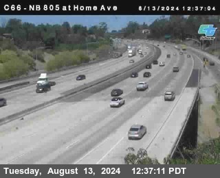 NB 805 at Home Ave (On Ramp)