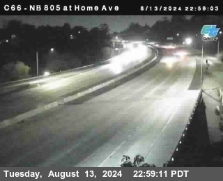 NB 805 at Home Ave (On Ramp)