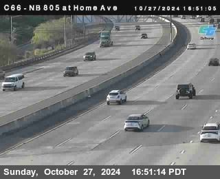 NB 805 at Home Ave (On Ramp)