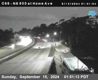 NB 805 at Home Ave (On Ramp)