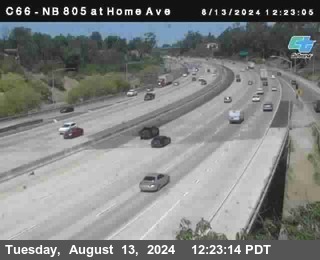 NB 805 at Home Ave (On Ramp)