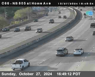 NB 805 at Home Ave (On Ramp)