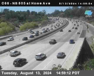 NB 805 at Home Ave (On Ramp)