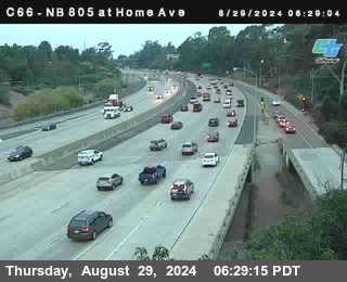 NB 805 at Home Ave (On Ramp)