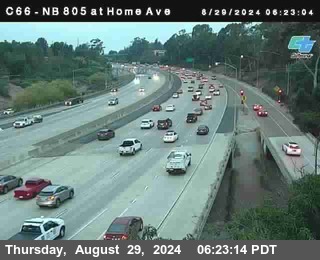 NB 805 at Home Ave (On Ramp)