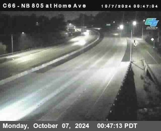 NB 805 at Home Ave (On Ramp)